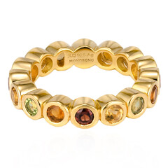 Anello in argento con Granato d’India