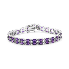 Bracciale in argento con Ametista Zambiana