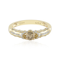 Anello in oro con Diamante Champagne I2 (de Melo)