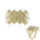 Anello in oro con Diamante Champagne VS1