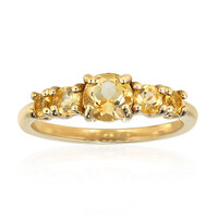 Anello in argento con Citrino