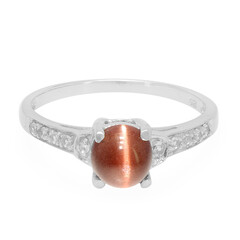 Anello in argento con Scapolite Occhio di Gatto