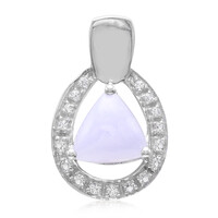 Ciondolo in argento con Agata Blue Lace