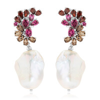 Orecchini in argento con Perla di Acqua Dolce (Dallas Prince Designs)