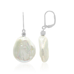 Orecchini in argento con Perla di Acqua Dolce (TPC)