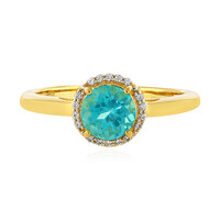 Anello in argento con Apatite Blu
