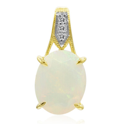 Ciondolo in oro con Opale di Welo (Adela Gold)