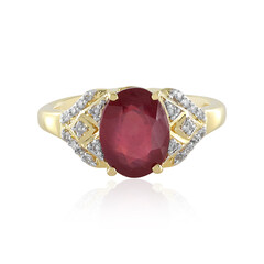 Anello in argento con Rubino del Madagascar