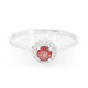 Anello in argento con Granato Malaya