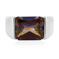 Anello in argento con Topazio Mistico Siena