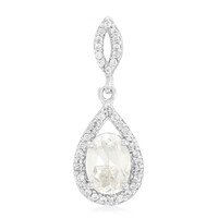 Ciondolo in argento con Goshenite