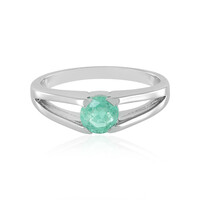 Anello in argento con Smeraldo Colombiano