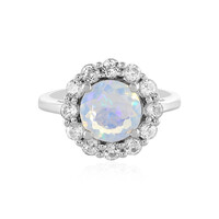 Anello in argento con Opale di Welo
