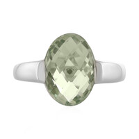 Anello in argento con Ametista Verde