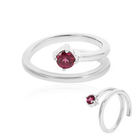 Anello in argento con Rodolite
