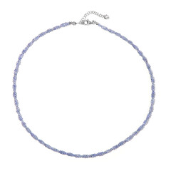 Collana in argento con Tanzanite