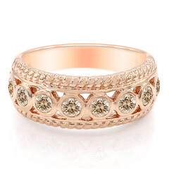 Anello in oro con Diamante Rose de France SI