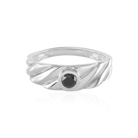 Anello in argento con Diamante Nero (de Melo)