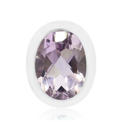 Ciondolo in argento con Ametista Rose de France