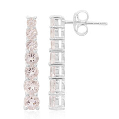 Orecchini in argento con Morganite