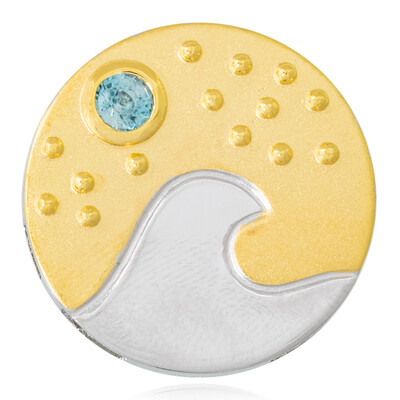 Ciondolo in argento con Zircone Ratanakiri (MONOSONO COLLECTION)