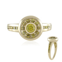Anello in oro con Diamante Giallo VS1