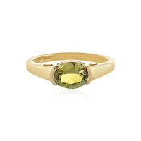 Anello in oro con Tanzanite Gialla
