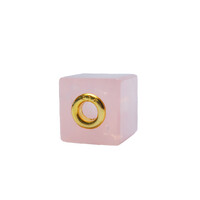 Ciondolo in argento con Quarzo Rosa