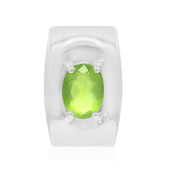 Ciondolo in argento con Opale Verde Brasiliano
