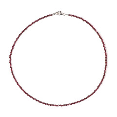 Collana in argento con Granato Mozambico