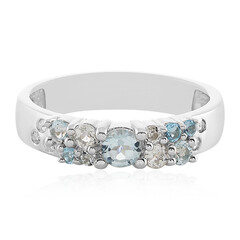 Anello in argento con Topazio Blu Cielo