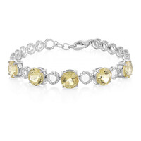Bracciale in argento con Labradorite Dorata