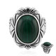 Anello in argento con Malachite (Art of Nature)