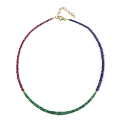 Collana in argento con Smeraldo Zambia