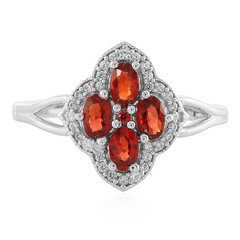 Anello in argento con Rubino Tramonto