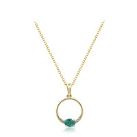 Collana in oro con Smeraldo Zambia (CIRARI)