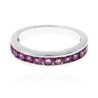 Anello in argento con Rodolite