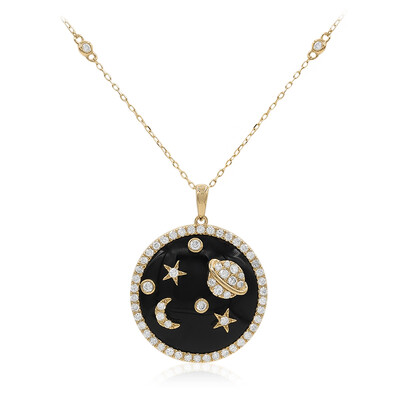 Collana in oro con Onice Nero (CIRARI)