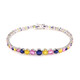Bracciale in argento con Zaffiro Blu del Madagascar