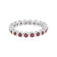 Anello in argento con Rubino Tanzania
