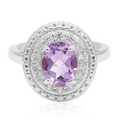 Anello in argento con Ametista