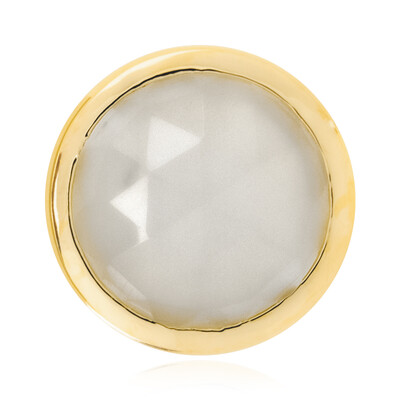 Ciondolo in argento con Pietra di Luna Bianca (MONOSONO COLLECTION)