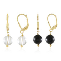 Orecchini in argento con Quarzo Bianco