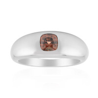 Anello in argento con Zircone Rosa