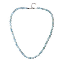 Collana in argento con Acquamarina