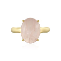 Anello in argento con Quarzo Rosa
