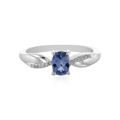 Anello in argento con Tanzanite (non riscaldata)