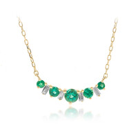 Collana in oro con Smeraldo Zambia AAA (CIRARI)