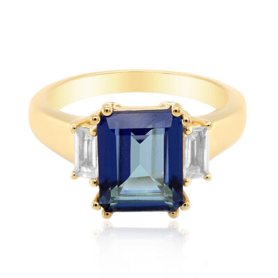 Anello in argento con Topazio Blu Royal