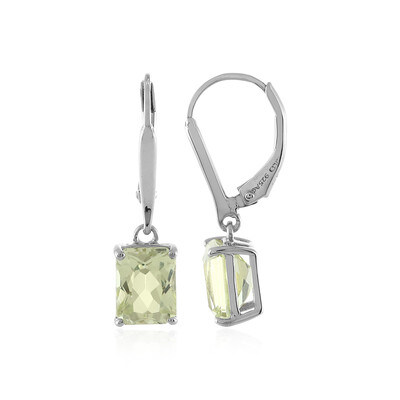 Orecchini in argento con Kunzite Canarino